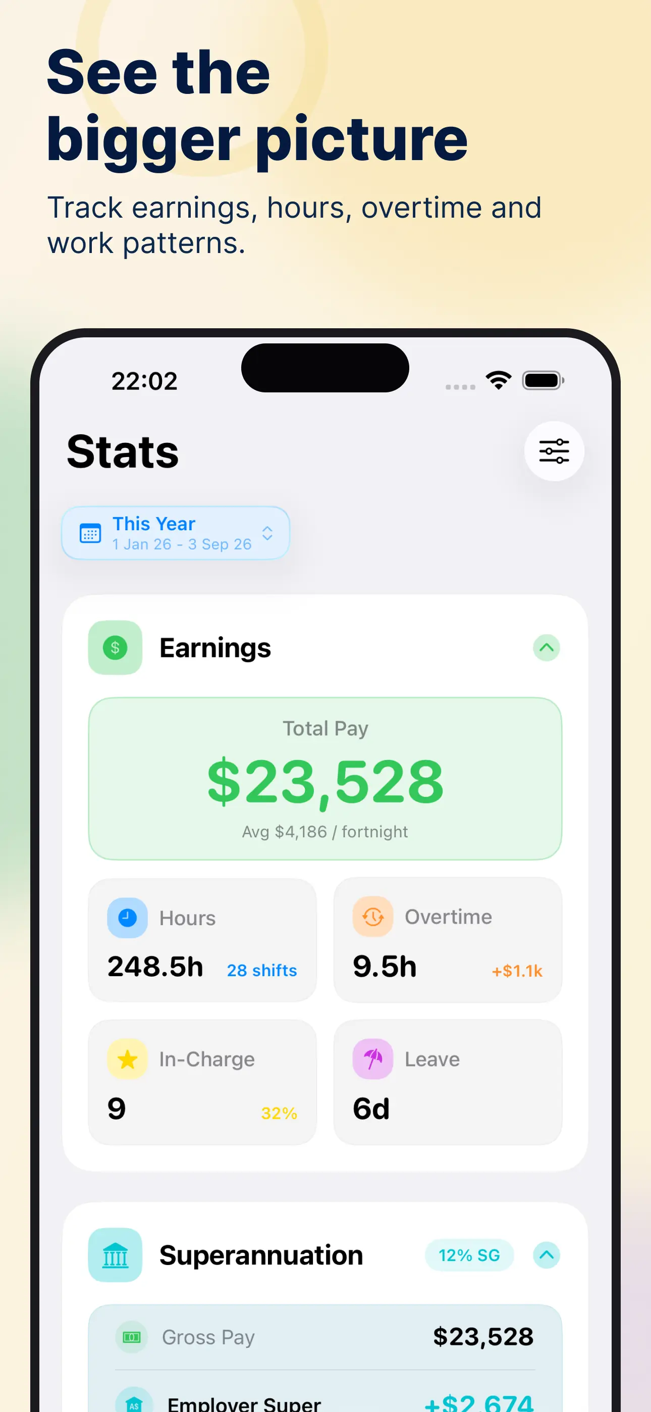 MyRoster app — See the bigger picture